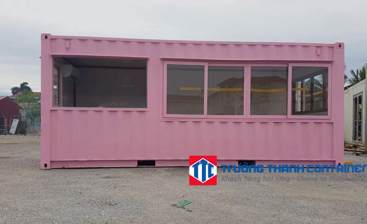 Container bán hàng - thiết kế gian hàng container 