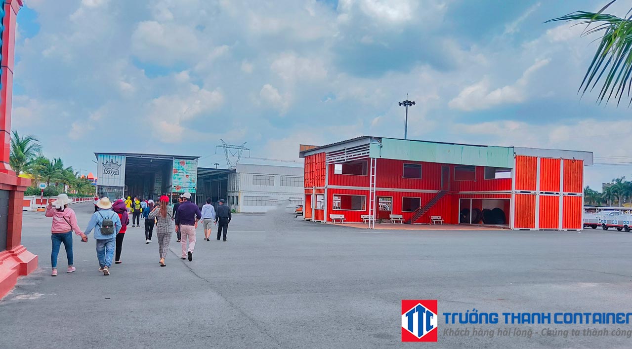 Nhà container tại khu du lịch Đại Nam