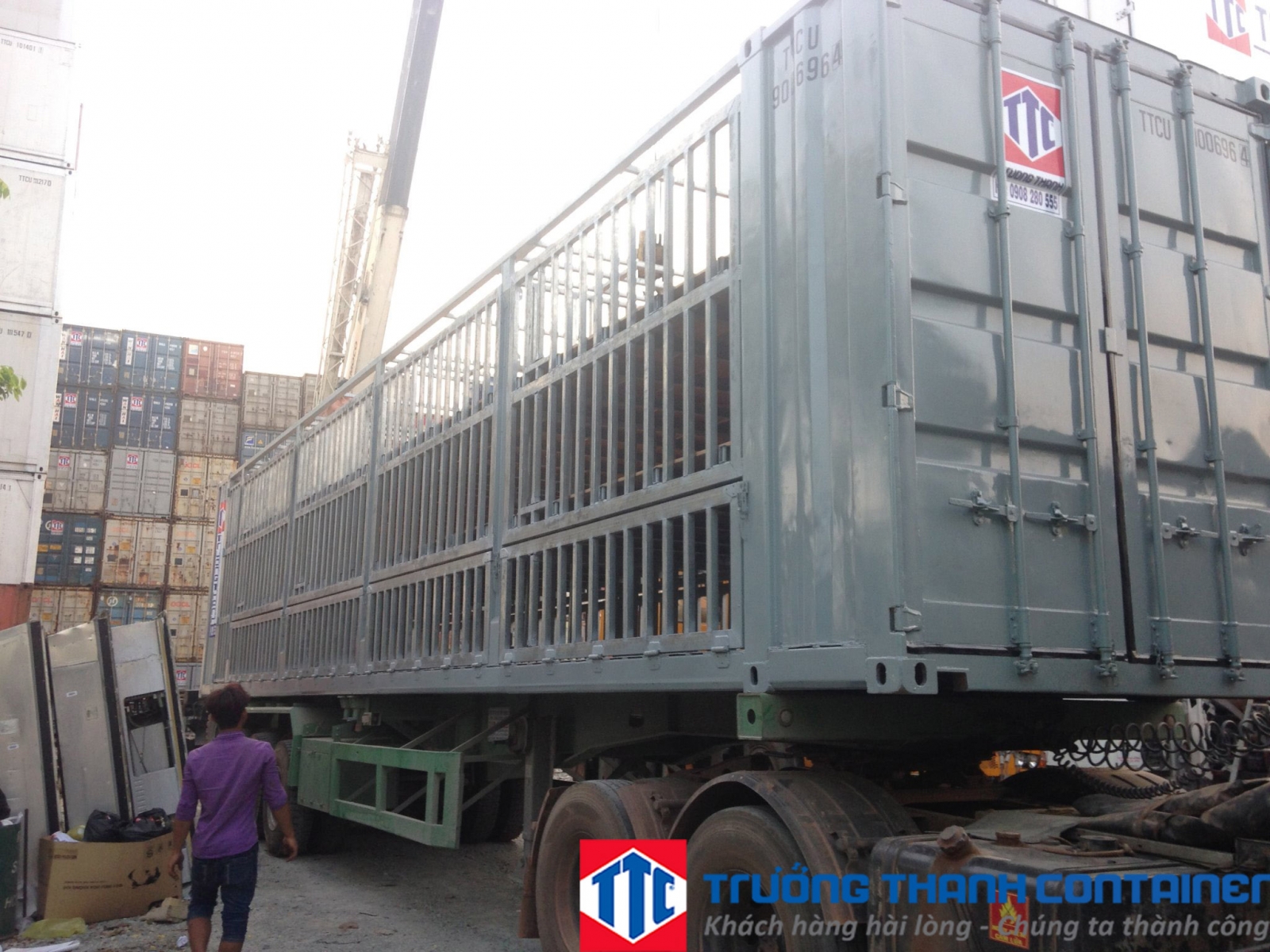 Container chở gia cầm